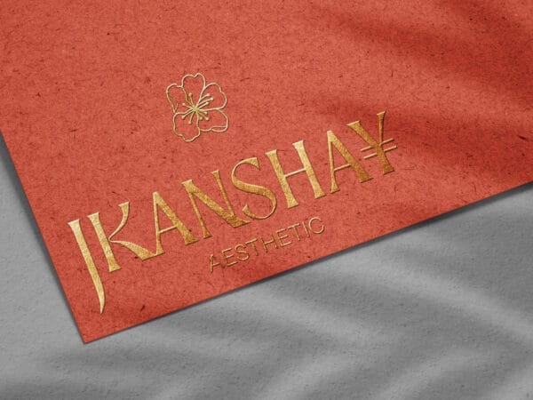 Ejemplo de branding para estéticas y micropigmentación la marca es JKANSHAY es una estetica en Gran Bretaña - Londres - LONDON
